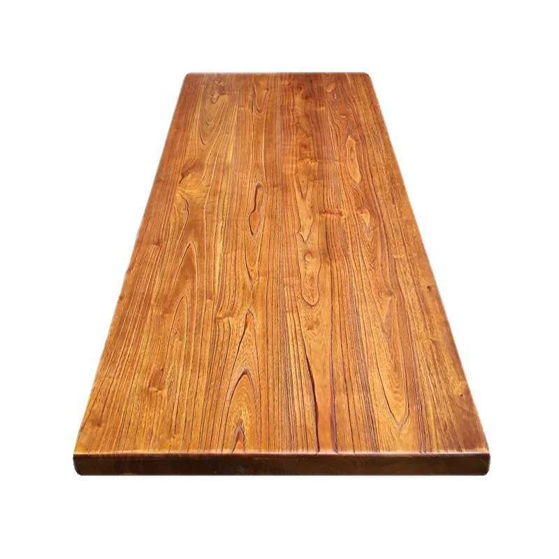 老榆木实木复古中式家用客厅卧室餐厅办公榻榻米餐桌吧台茶几书桌