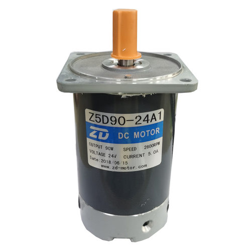中大Z5D90-24A1-28S打磨机直流光轴电机90W24V2800转