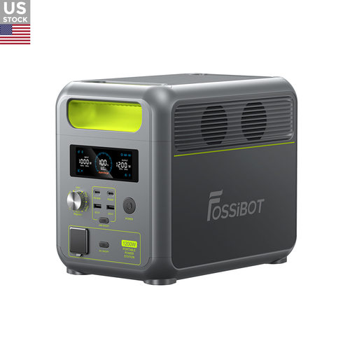 FOSSiBOT F1200储能电源 1200W/1024Wh 5档充电 美规欧规跨境代发