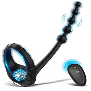 Intra-anal bead self-stimulation expansion massager