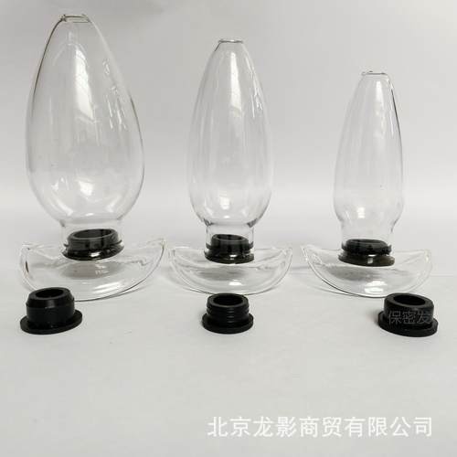 A self-pleasuring toy made of glass for use inside the anus.