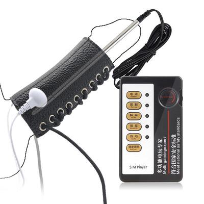 Male penis electric shock punishment toy urethral dilator