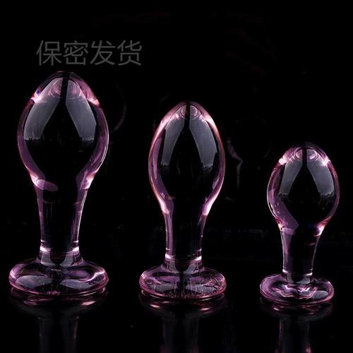 Glass-made femalemasturbation toy fake phallus adult product