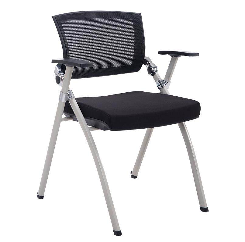 培训椅带写字板折叠椅新闻椅办公职员椅会议椅电脑椅接待洽谈椅