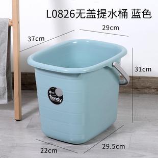 .手压带滑轮加厚洗拖把桶挤水桶墩布大容量桶拖把压干桶家用地拖