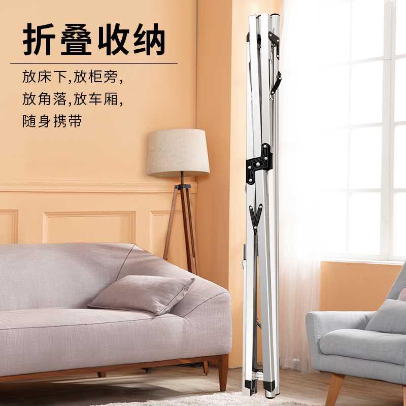 .晾衣架落地折叠室内家用室外不锈钢阳G台晾衣神器杆晒被子凉晒衣