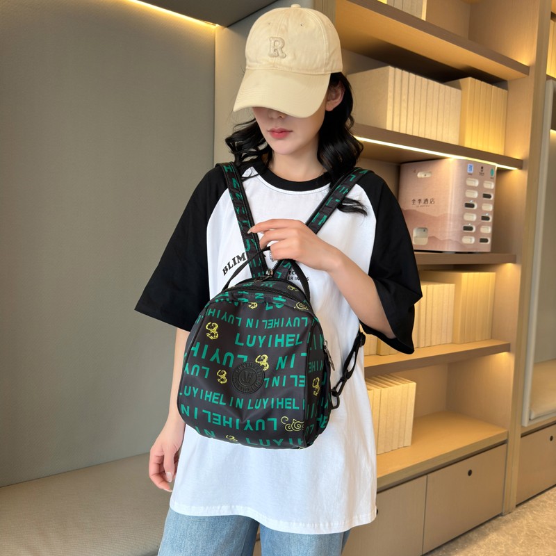 民族风休闲潮流多功能百搭男女同款印花单肩包手提包胸包双肩包包