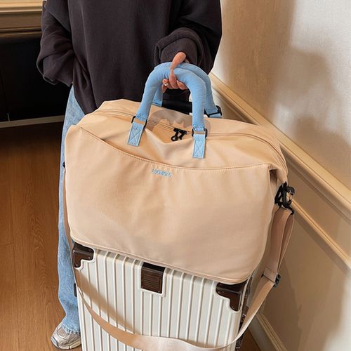 短途旅行包大容量可套拉杆箱登机包女瑜伽包孕妇待产包可拓展折叠