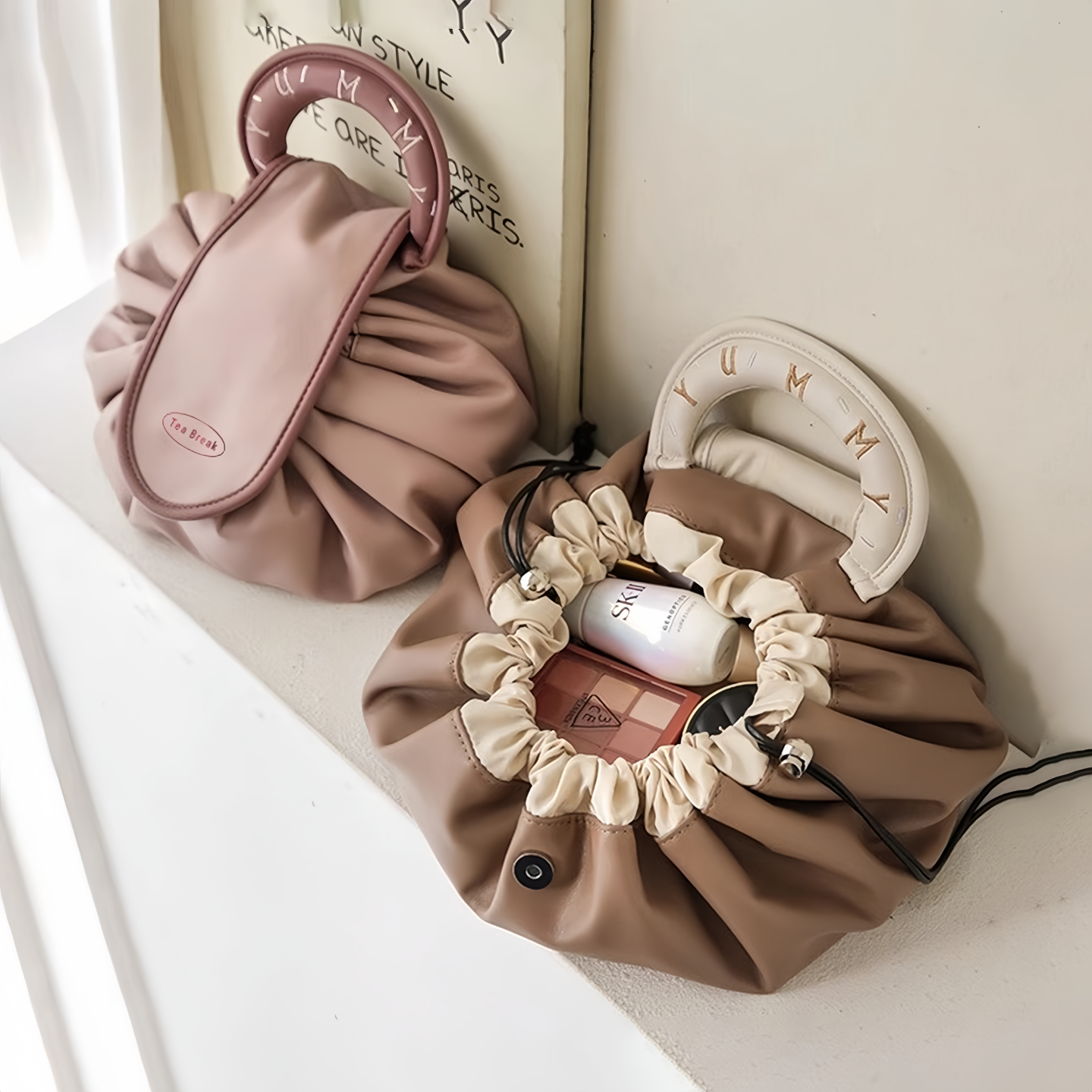 2026新款便携式化妆包女大容量懒人旅行出差化妆品收纳包洗漱包,收纳整理,旅行收纳套装,淘宝优惠券,粉丝福利购,淘宝优惠卷