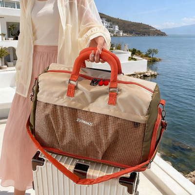 短途旅行包大容量女可套拉杆箱登机包廉航神器轻便单肩手提斜挎包