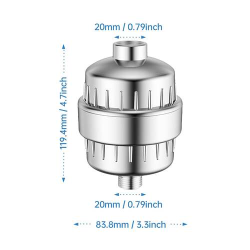 跨境器希音Temu TK花洒美式过滤器淋花洒净水过滤家用过国滤浴芯
