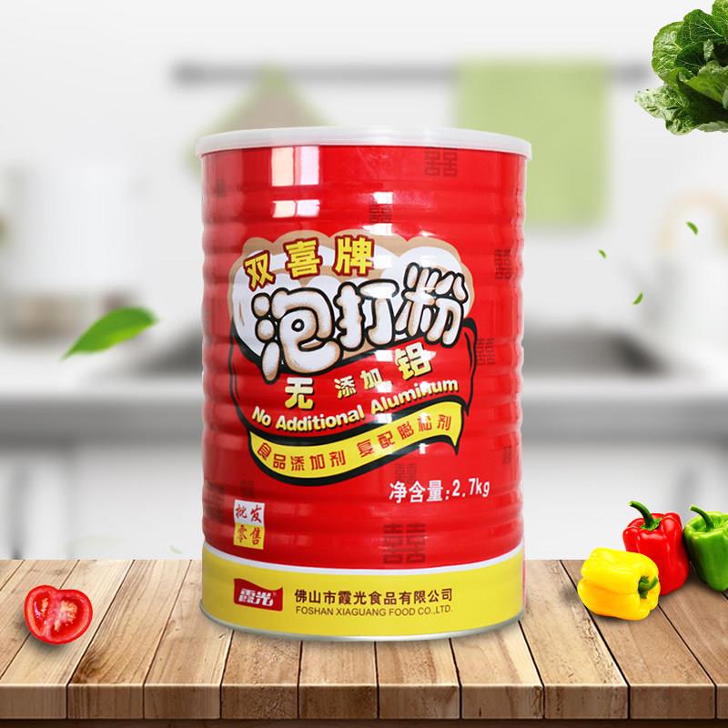 双喜泡打粉2.7kg面团发酵膨松改良粉西点焙烤原料江浙沪皖