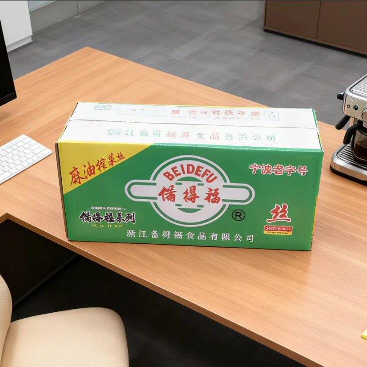 浙江宁波备得福麻油榨菜丝80gX60袋大包装下饭菜咸菜拌饭调味配菜