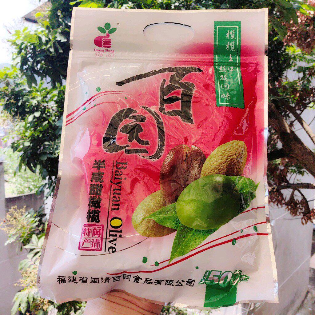 福建特产福州百园半咸甜橄榄蜜饯五香榄闽清三宝特产福斯口味500g