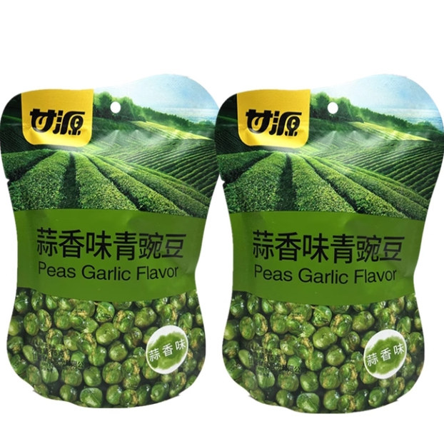 甘源原味青豆75g独立包装约7小包超市同款旗舰店零食特产青豌豆好
