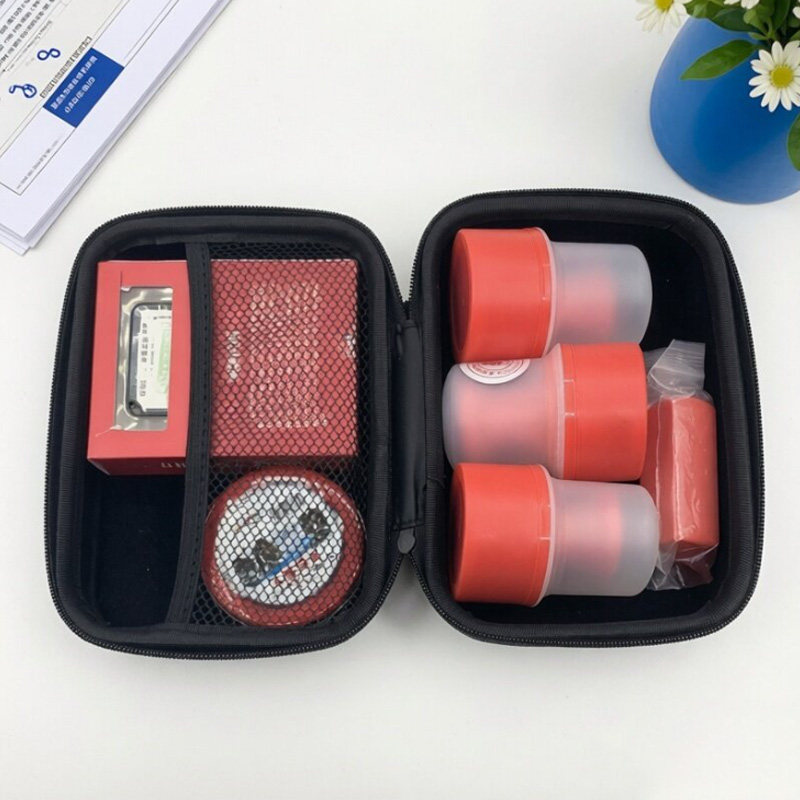 适用公章私章印章鉴章数码盒EVA收纳包硬壳收纳盒防尘防摔专用盒