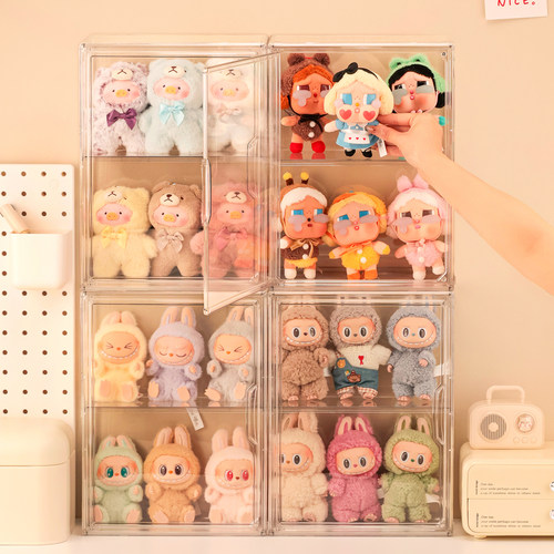 labubu收纳盒展示手办柜
