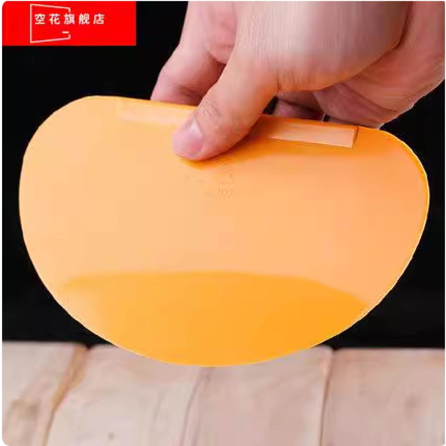 三能半圆形刮板 D型塑料软刮刀蛋糕抹面切面小抹刀烘焙工具SN4072