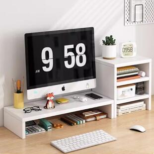 电脑垫高底座桌面增高架抬高架实木垫电脑显示器屏幕小尺寸收纳架