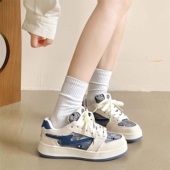 学生面包鞋 小白鞋 不撞款 厚底ins潮女生增高女鞋 百搭鞋 子小众板鞋