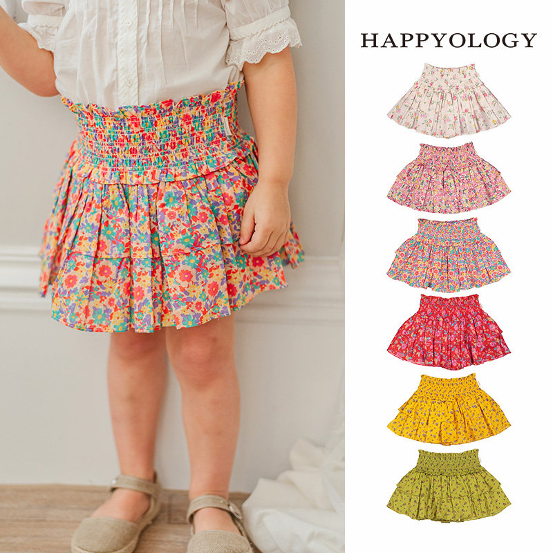Happyology英国女童春季新款碎花半身裙裤女孩纯棉儿童短裙蓬蓬裙,童装/婴儿装/亲子装,连衣裙,淘宝优惠券,粉丝福利购,淘宝优惠卷