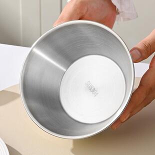 不锈钢碗沥水篮易洗两用厨房料H1582理家拌菜洗菜拉碗小号洗盛用