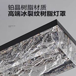 极简意式 新餐292厅吊灯简约计台现代设师餐桌长条灯 高级吧一字款