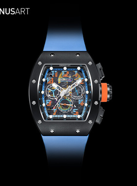 cronusart克洛斯碳素赛道系列 男士男款手表镂空自动机械名牌腕表