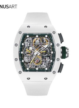 CRONUSART克洛斯碳素赛道 男士男款机械手表全自动镂空名牌腕表