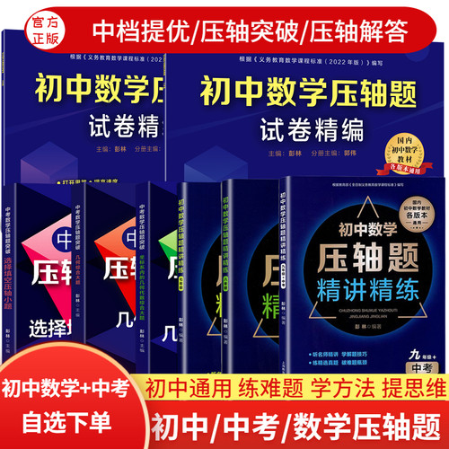 压轴题初中历年难度大题总复习
