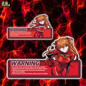 创意装 tutu明日香二次元 动漫电脑机箱车身贴纸EVA个性 饰反光车贴