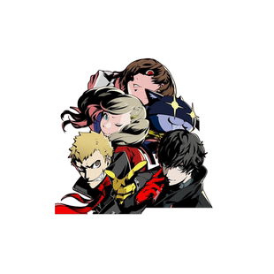 tutu P5女神异闻录雨宫莲摩尔加纳鱼腥草汽车摩托机箱反光贴纸