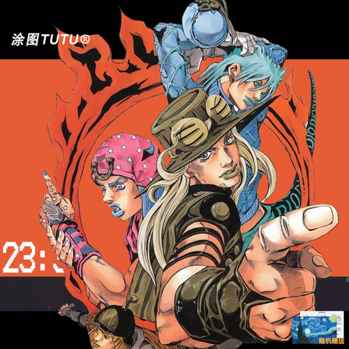 JOJO的奇妙冒险卡通创意承太郎吉良吉影反光汽车车贴纸电动车贴画