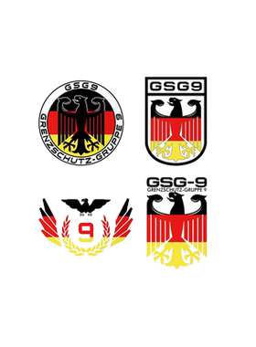 tutu德国GSG9特种部队车贴