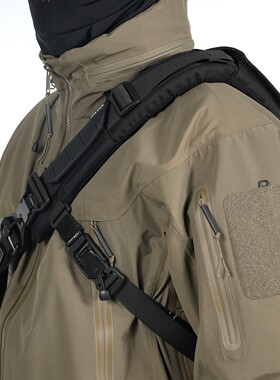 头狼工业molle切割单肩包减压弧形人体工学肩垫机能战术PJC-09