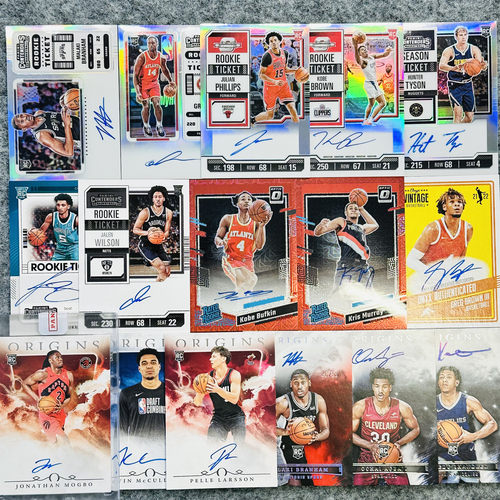 新秀起源OP卡签正版panini球星卡