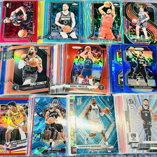 5元 NBA球星卡帕尼尼Panini球迷投资收藏 核心好人带编限量折射正版