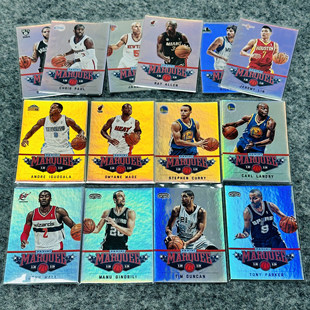 1213马奎勇士库里GDP韦德厚卡折射NBA球星卡帕尼尼Panini收藏凑套
