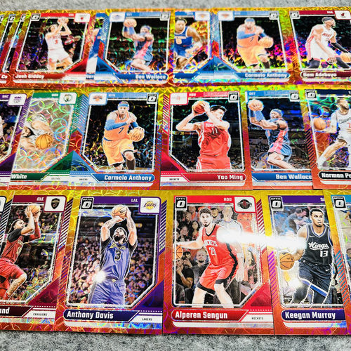 OP带编红金折射正版panini球星卡