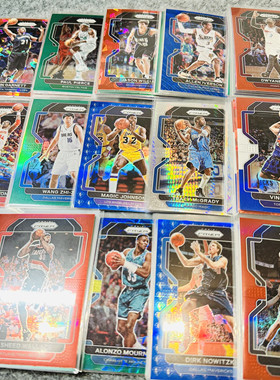 名宿超巨彩虹套21-22折射韦德麦迪正版NBA球星卡帕尼尼Panini收藏