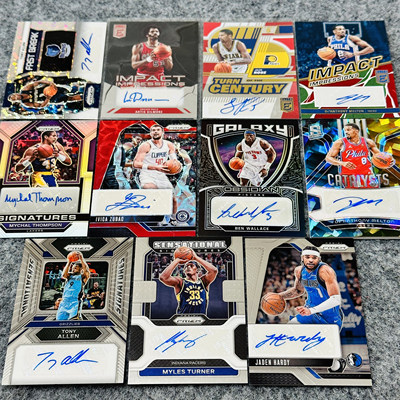 好人名宿签字正版球星卡Panini