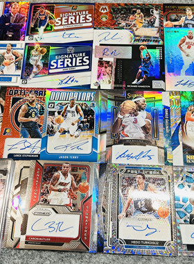 巨星名宿签字活塞绿军网 正版NBA球星卡Panini帕尼尼球迷投资收藏