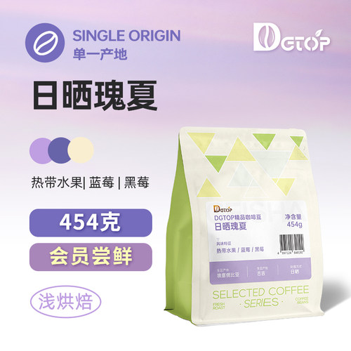 DGTOP瑰夏埃塞精品咖啡豆454g