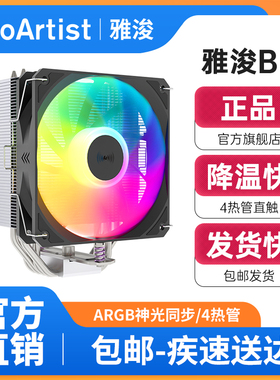 雅浚（ProArtist）B3/ B3PRO/B6/B6白电脑CPU单塔双塔风冷散热器