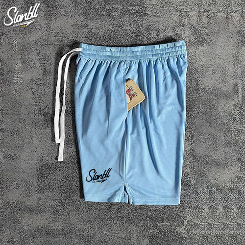 SLANBLL夏季三分宽松速干训练透气不过膝跑步球裤运动篮球短裤