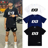 训练服 健身跑步短袖 美式 篮球投篮速干宽松透气运动服网眼吸湿夏季