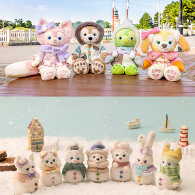 东京迪士尼海洋冬日达菲贝儿olu