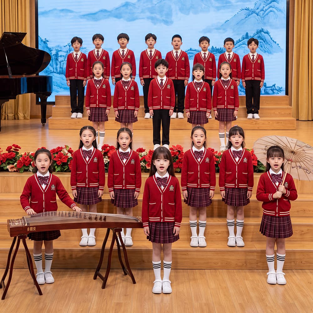 团购优惠红歌合唱学院风班服