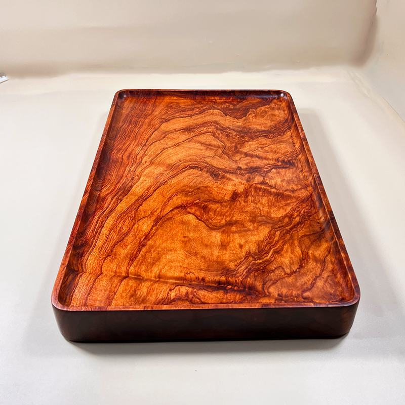 悦木 高山花梨木天然整木茶盘干泡台收纳文玩盘红木茶具茶托