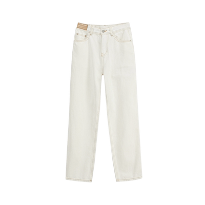白色牛仔裤Lucidy/鲁思蒂九分裤